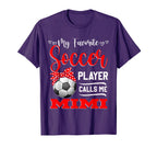 My Favorite Soccer Player Calls Me Mimi T-Shirt - Minimalist Print Unisex