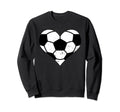 Soccer Heart Funny Soccer Player Sweatshirt - Streetwear Style for Adults