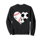 Leopard Soccer And Basketball Mom Sweatshirt - Unique Graphic for Adults