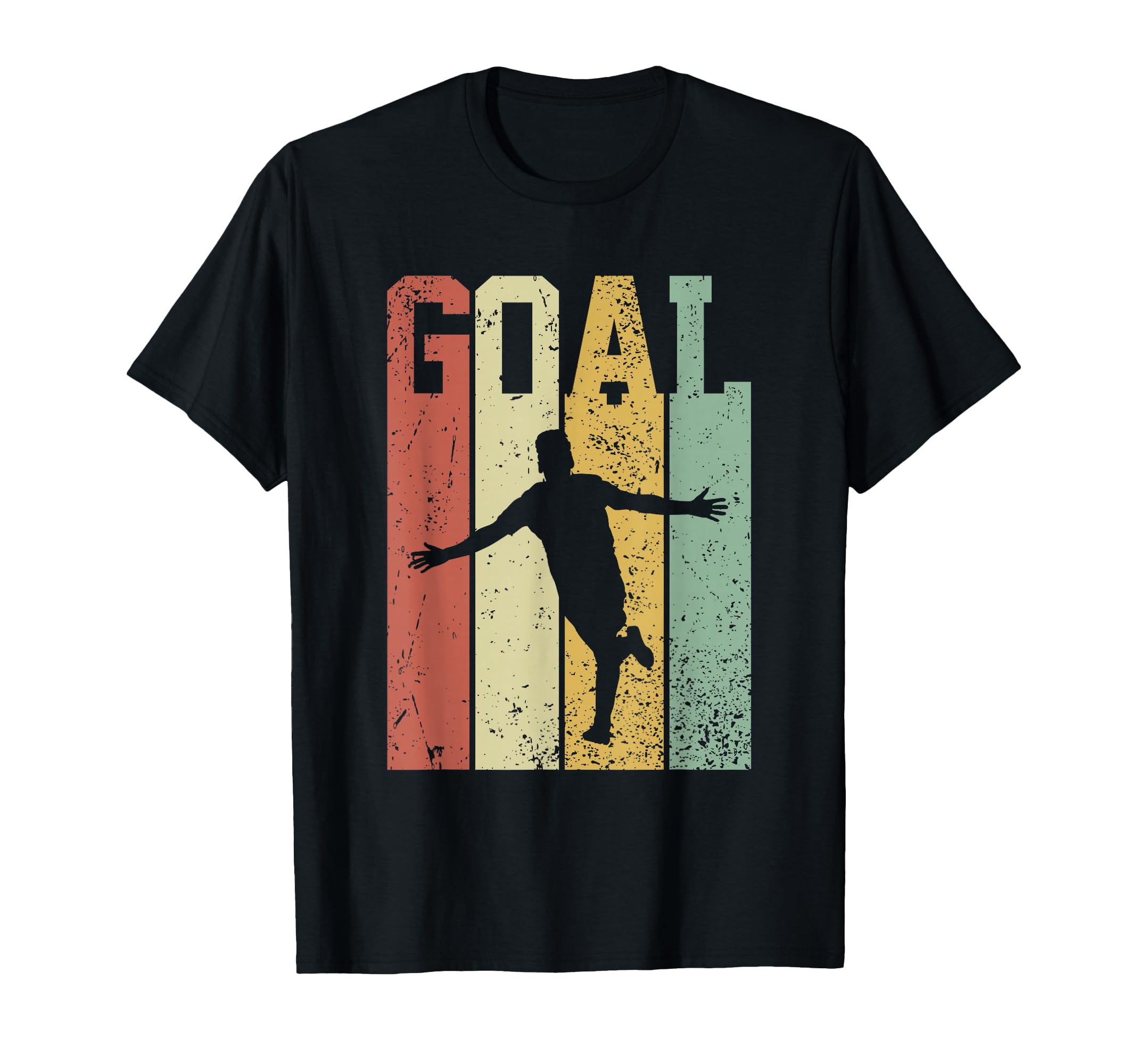 Soccer Player Goal Celebration T-Shirt - Graphic Print for Adults
