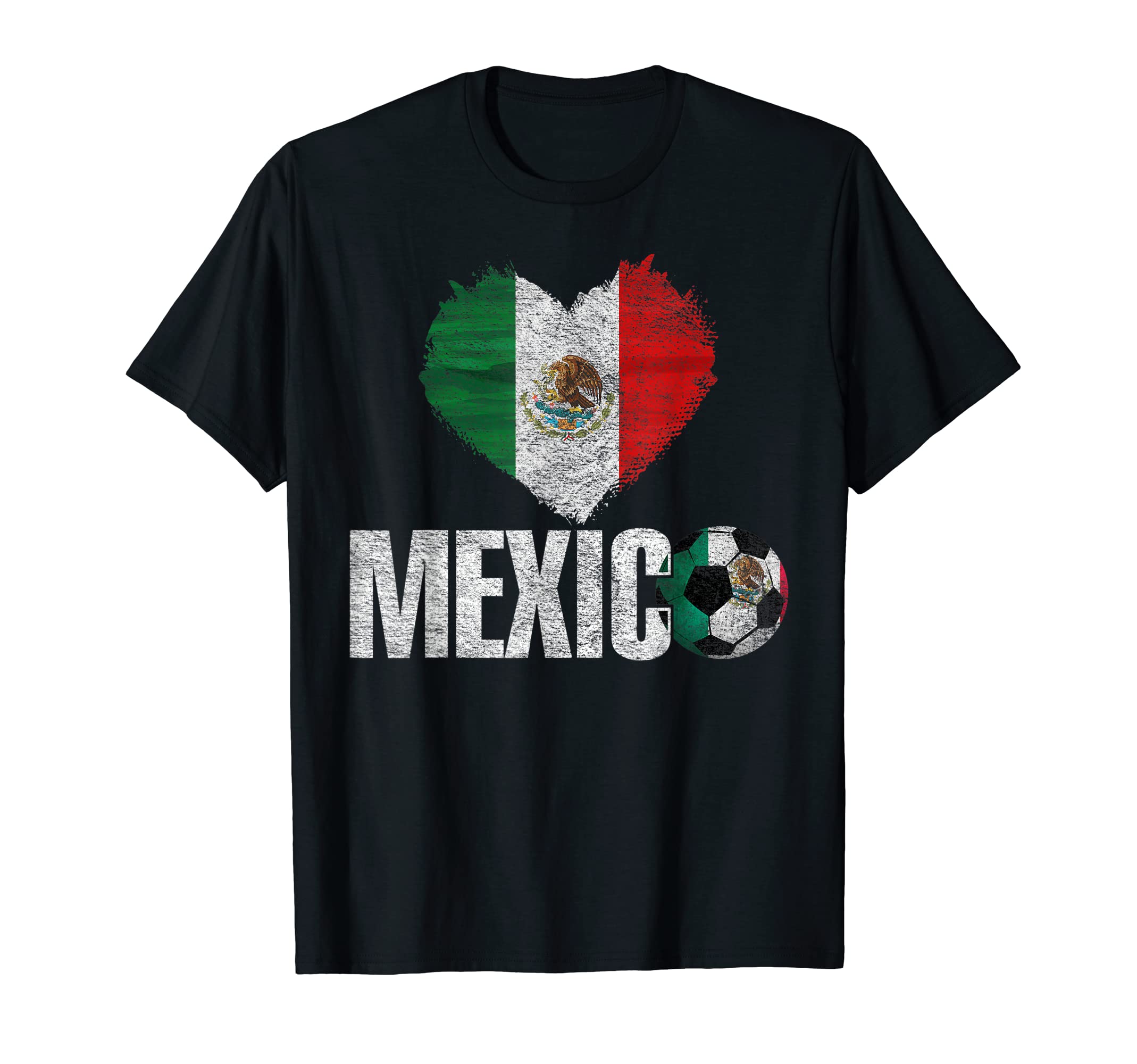 Mexico Flag Jersey Supporter T-Shirt - Casual Everyday Wear Men Women