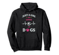 Just Who Loves Dogs And Soccer Gift Hoodie - Streetwear Style for Adults