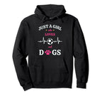 Just Who Loves Dogs And Soccer Gift Hoodie - Streetwear Style for Adults