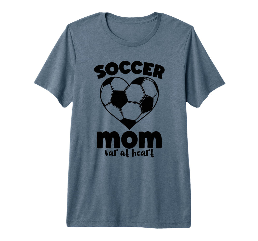 Game Day Soccer Mom 3D Heart And Ball T-Shirt - Graphic Print Men Women