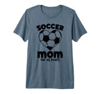 Game Day Soccer Mom 3D Heart And Ball T-Shirt - Graphic Print Men Women