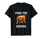 Fear Soccer Keeper Soccer Goalkeeper T-Shirt - Custom Art Print for Adults