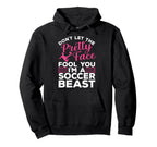 Soccer Art Teen Goalie Soccer Player Hoodie - Unique Graphic Unisex
