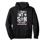 My Son Hockey Goalie Mother Ice Hoodie - Streetwear Style for Adults