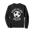 Rhode Island Soccer Distressed 90S Sweatshirt - Streetwear Style Men Women