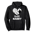 Ball Nanny Heart Funny Soccer Hoodie - Casual Everyday Wear Men Women