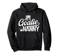 Ice Hockey Goalie Nanny Ice Hockey Hoodie - Minimalist Print Unisex