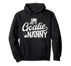 Ice Hockey Goalie Nanny Ice Hockey Hoodie - Minimalist Print Unisex