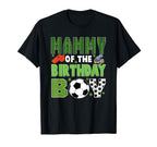 Mammy Birthday Soccer Group Family T-Shirt - Graphic Print for Adults