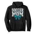 Soccer Mom Coquette Bow Mothers Day Hoodie - Novelty Apparel Unisex