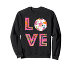 Soccer Heart Love Heartbeat Outfit Sweatshirt - Streetwear Style Unisex
