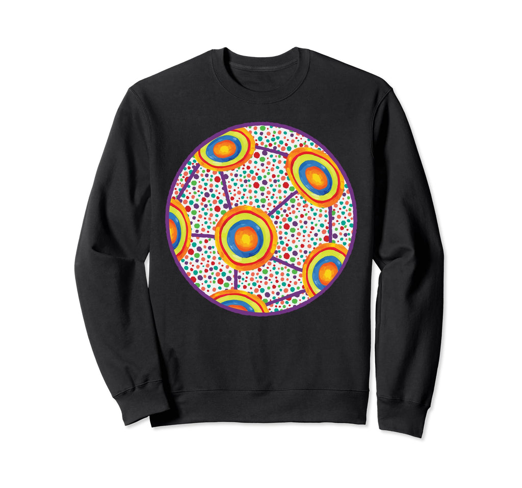 Soccer International Dot Day Sweatshirt - Fun Novelty Design Men Women