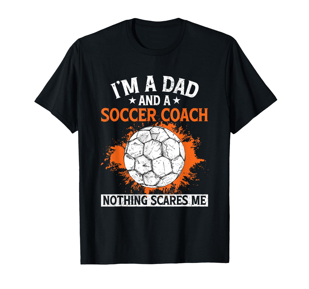 Coaching Soccer Dad Coach Soccer Coach T-Shirt - Graphic Print for Adults
