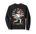 Funny Soccer Life Soccer Player And Sweatshirt - Custom Art Print Unisex