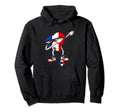 French Soccer Team Dabbing Heart Hoodie - Fun Novelty Design Men Women