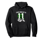 Funny 11Th Birthday Soccer Goalie And Hoodie - Aesthetic Graphic Men Women