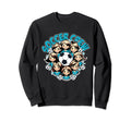 Soccer Ladies Crew Soccer Team Group Sweatshirt - Novelty Apparel Unisex