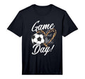 Soccer Lover Leopard Pattern Soccer T-Shirt - Unique Graphic for Adults