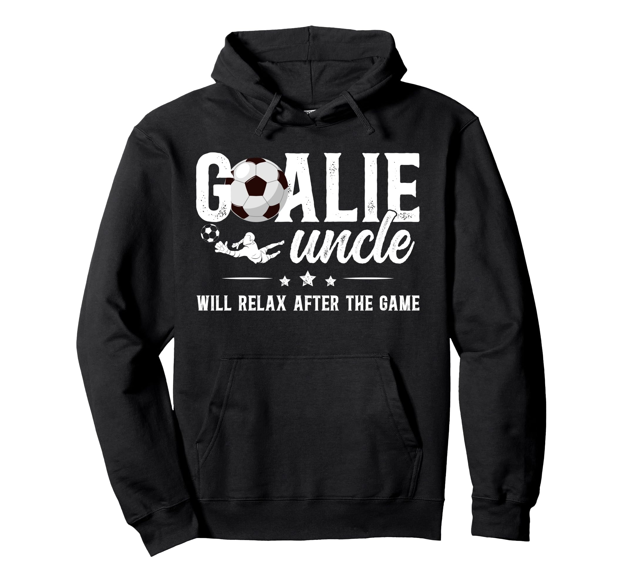 Funny Soccer Goalie Uncle Soccer Hoodie - Aesthetic Graphic Men Women