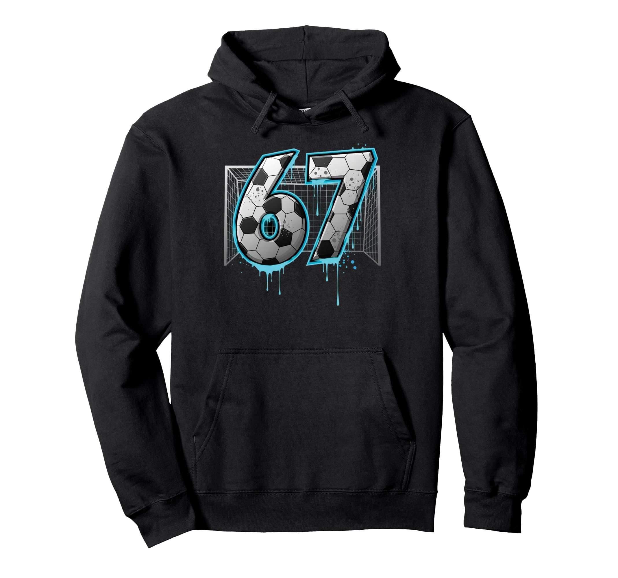 67 Goalkeeper Drip Six Seven Meme Hoodie - Streetwear Style for Adults