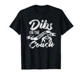 Wrestling Coachs Wife Girlfriend Dibs Coach T-Shirt - Trendy Graphic Unisex