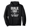 Hockey Goalie Dad Definition Dad Hoodie - Aesthetic Graphic for Adults