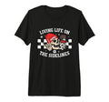 Living Life Sidelines Mom Skeleton T-Shirt - Graphic Print for Adults