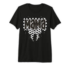 Soccer Mama Coquette Checkered Bow T-Shirt - Streetwear Style for Adults