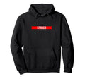 Simple Everyday Striker Sports Word Hoodie - Minimalist Print for Adults
