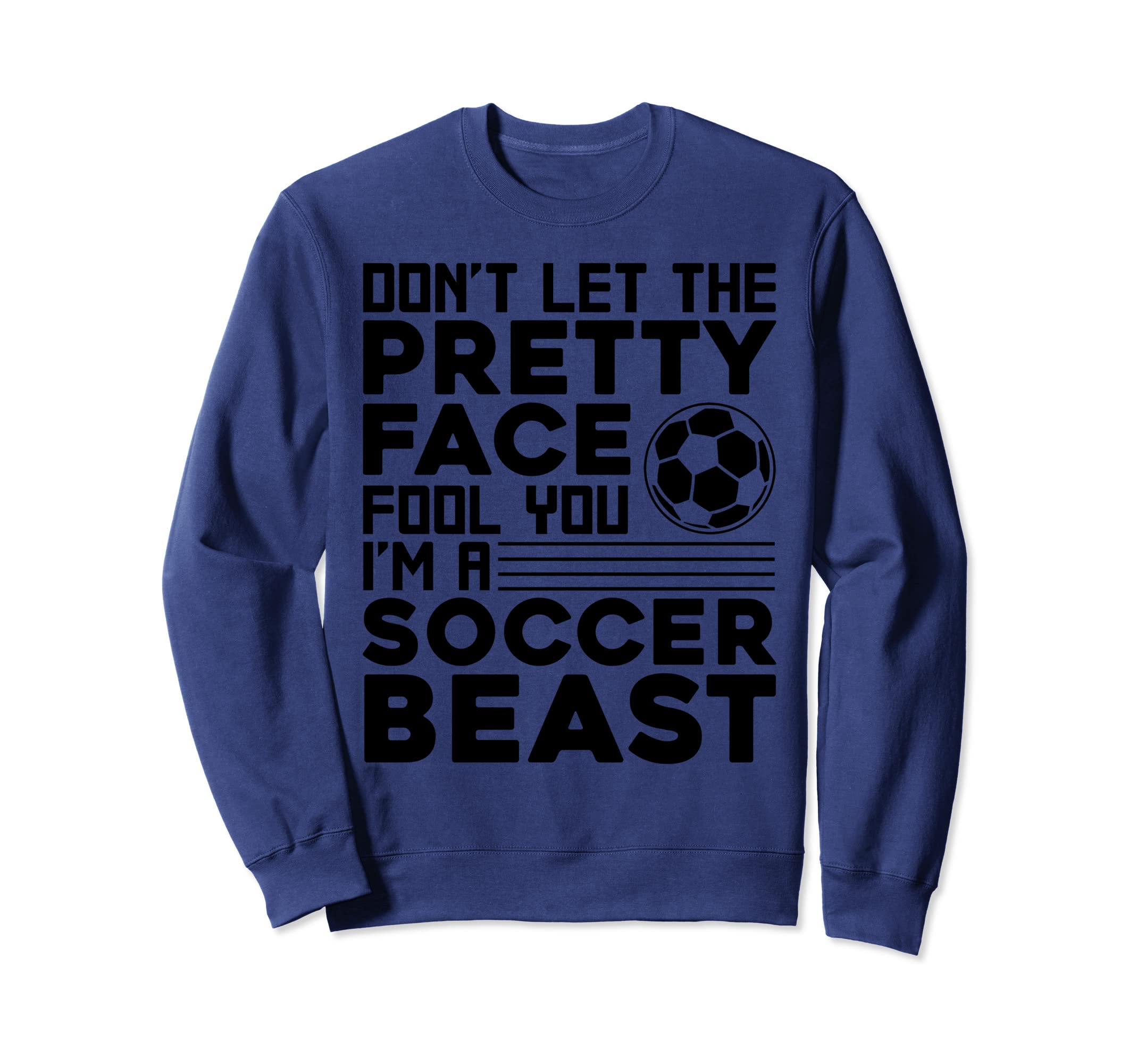 Soccer Teen Soccer Lover Sweatshirt - Casual Everyday Wear Men Women