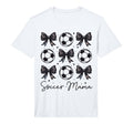 Soccer Mama Coquette Bow Soccer Mom T-Shirt - Custom Art Print Men Women