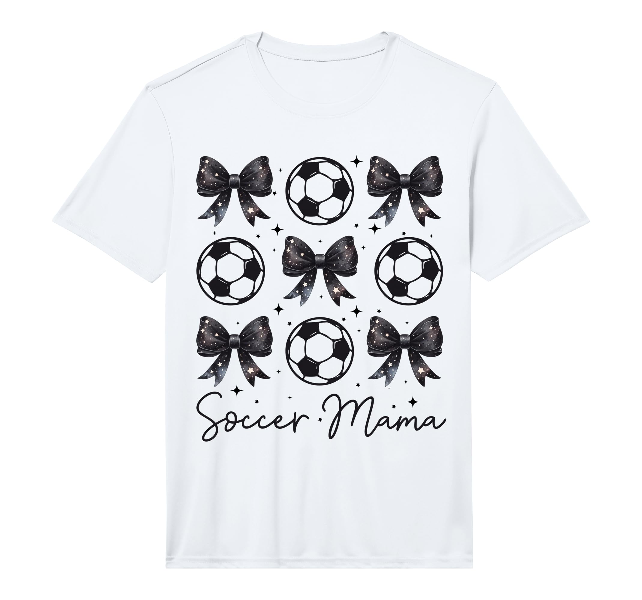 Soccer Mama Coquette Bow Soccer Mom T-Shirt - Custom Art Print Men Women