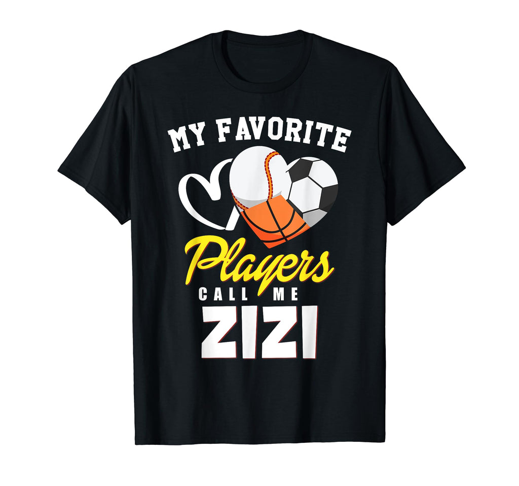 My Favorite Players Baseball Soccer T-Shirt - Custom Art Print Unisex