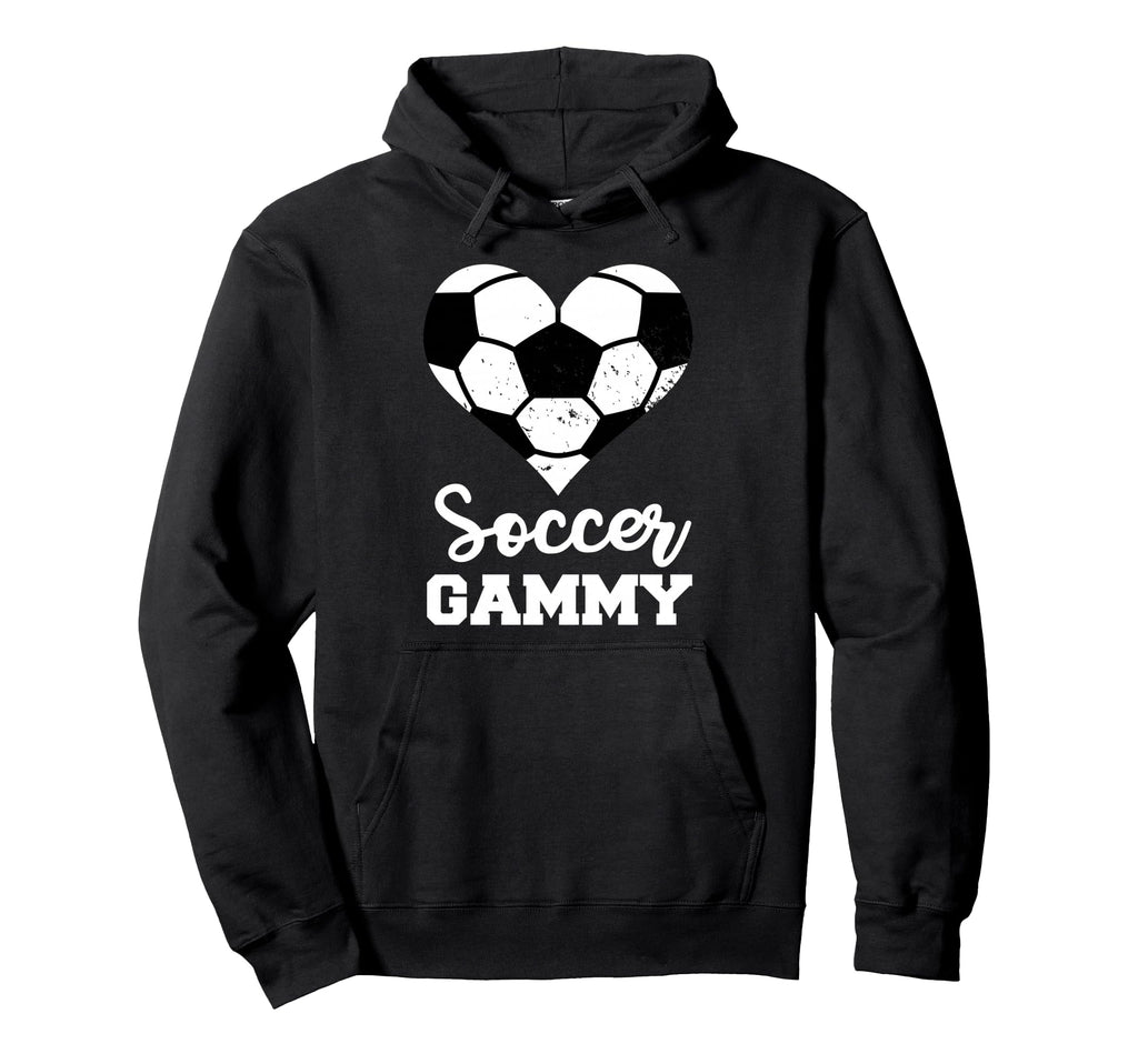 Soccer Gammy Funny Soccer Heart Grandma Hoodie - Unique Graphic for Adults