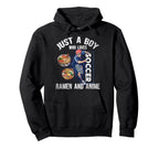 Just Who Loves Soccer Ramen And Anime Hoodie - Aesthetic Graphic Men Women