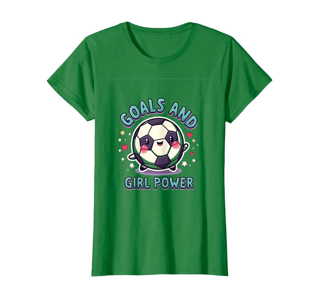 Goals And Power Soccer T-Shirt - Casual Everyday Wear Unisex