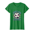 Goals And Power Soccer T-Shirt - Casual Everyday Wear Unisex