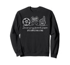 Soccer Lover Soccer Is My Favorite Sweatshirt - Trendy Graphic for Adults