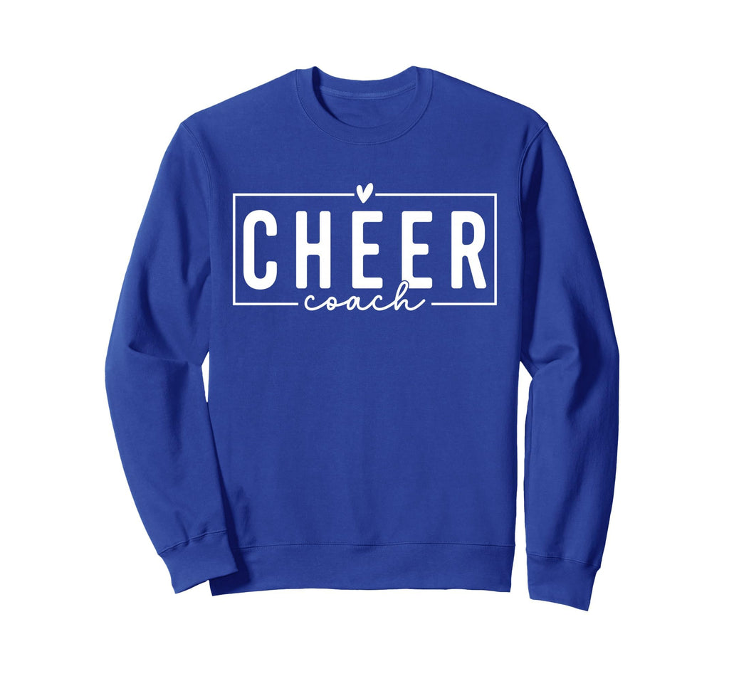 Cheer Coach Funny Cheer Coach Coaching Sweatshirt - Graphic Print Unisex