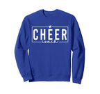 Cheer Coach Funny Cheer Coach Coaching Sweatshirt - Graphic Print Unisex