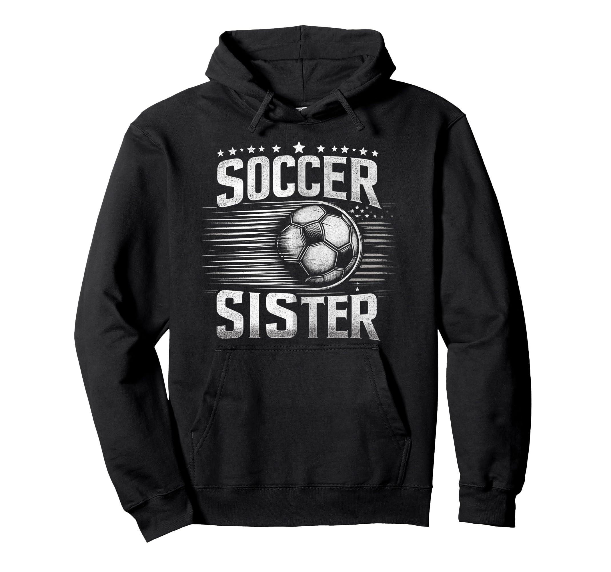 Soccer Sister Football Lover Gifts Hoodie - Streetwear Style for Adults
