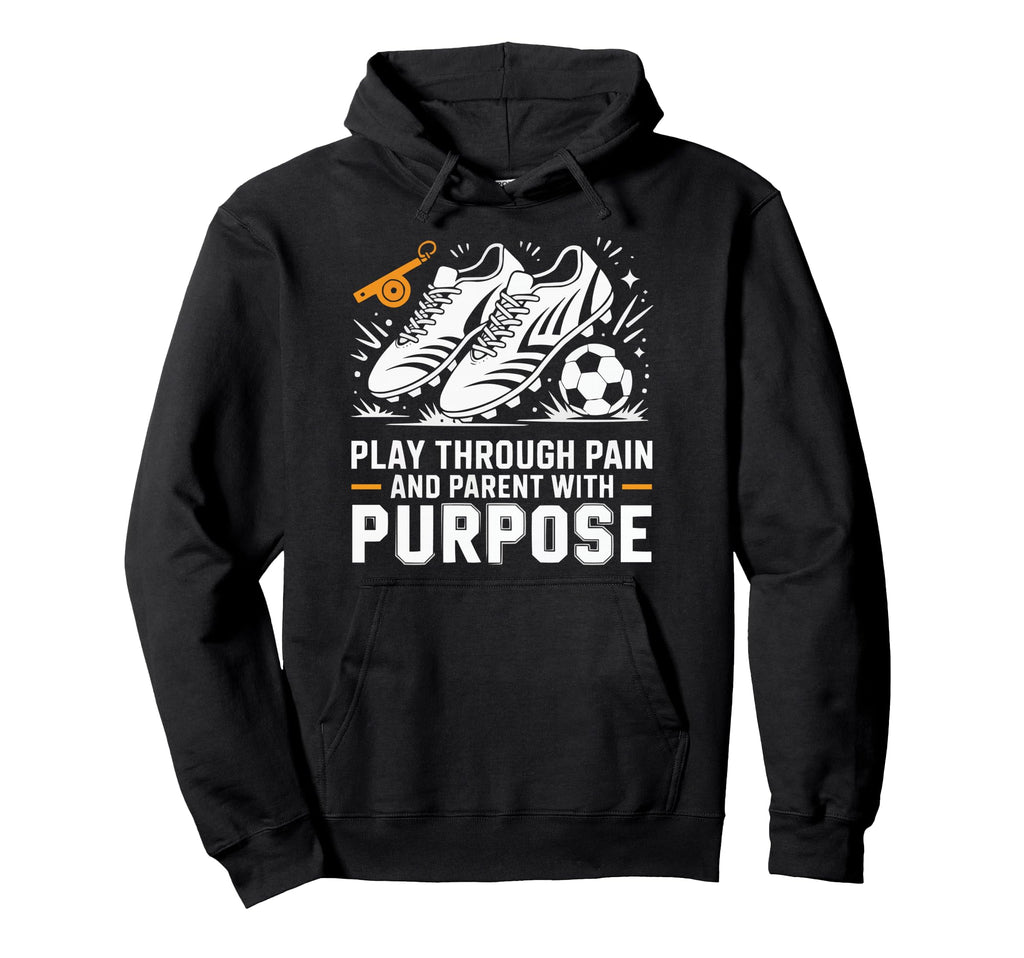 Soccer Player Soccer Dad Kick Sport Hoodie - Minimalist Print Men Women