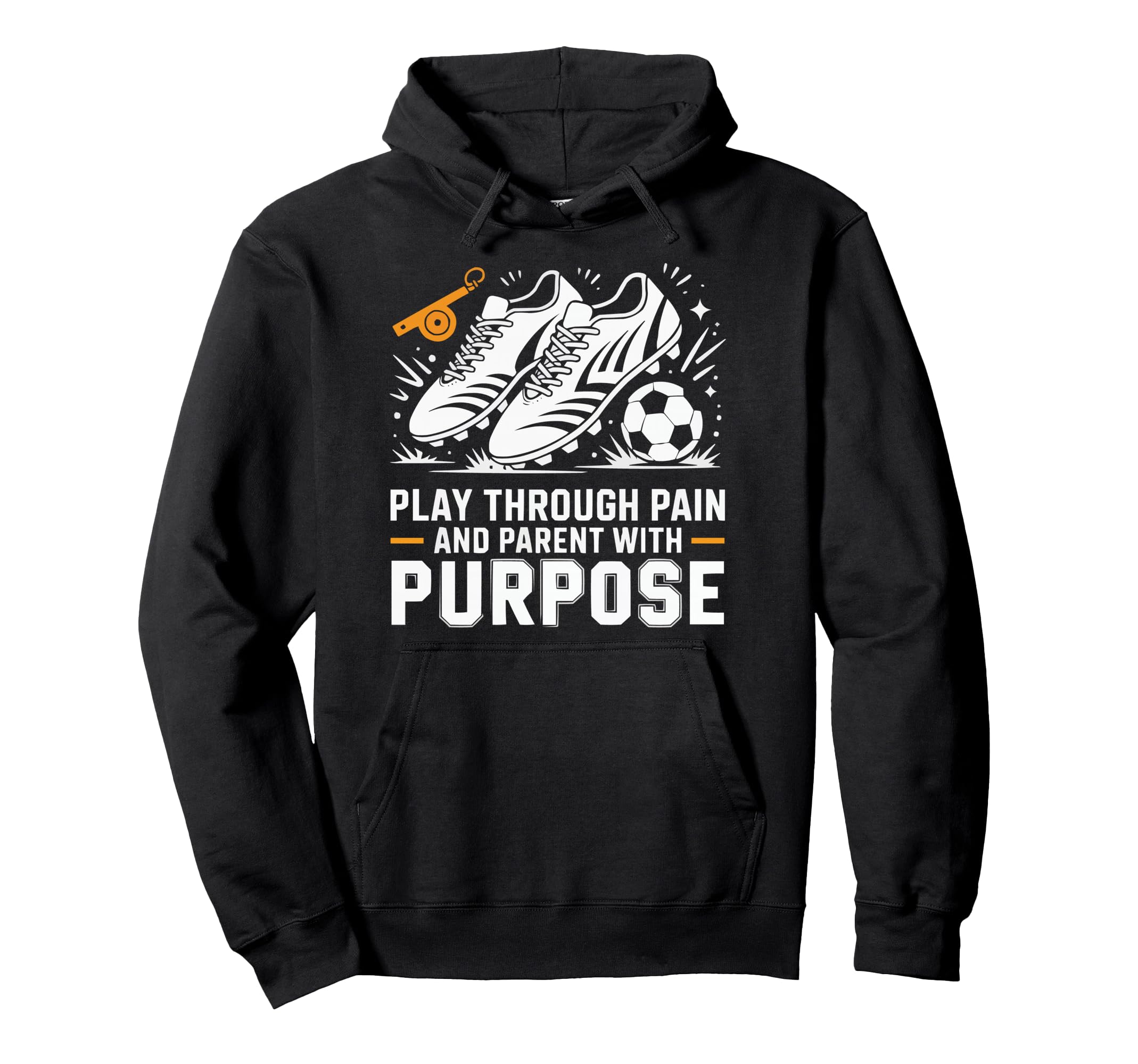 Soccer Player Soccer Dad Kick Sport Hoodie - Minimalist Print Men Women