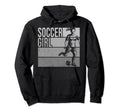Soccer Funny Footballer Ball And Field Hoodie - Fun Novelty Design Unisex