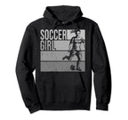 Soccer Funny Footballer Ball And Field Hoodie - Fun Novelty Design Unisex