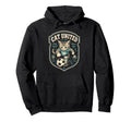 Soccer Cat Illustration Soccer Ball Hoodie - Streetwear Style Men Women